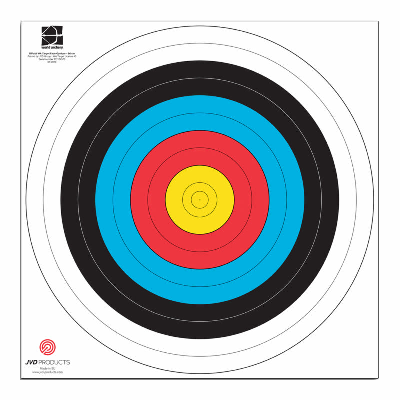 JVD 80cm 10 Ring Target