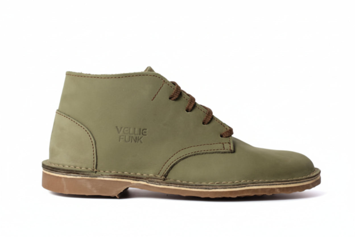 Vellie Funk Brahman Olive Shoes