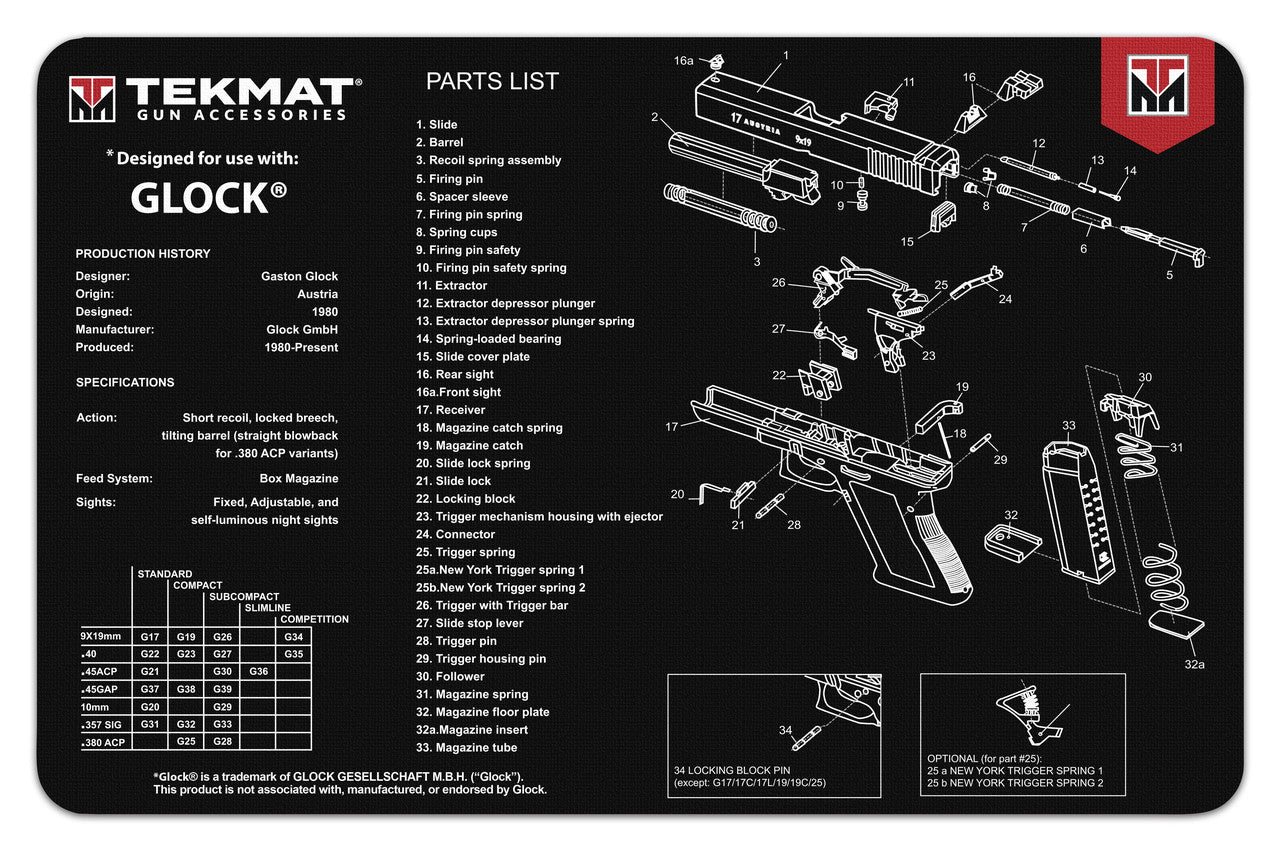 TEKMAT Gun cleaning Mats