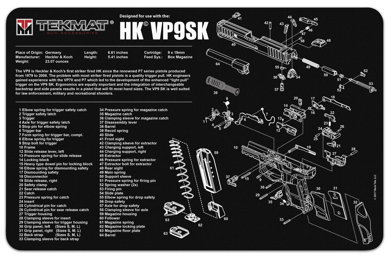 TEKMAT Gun cleaning Mats