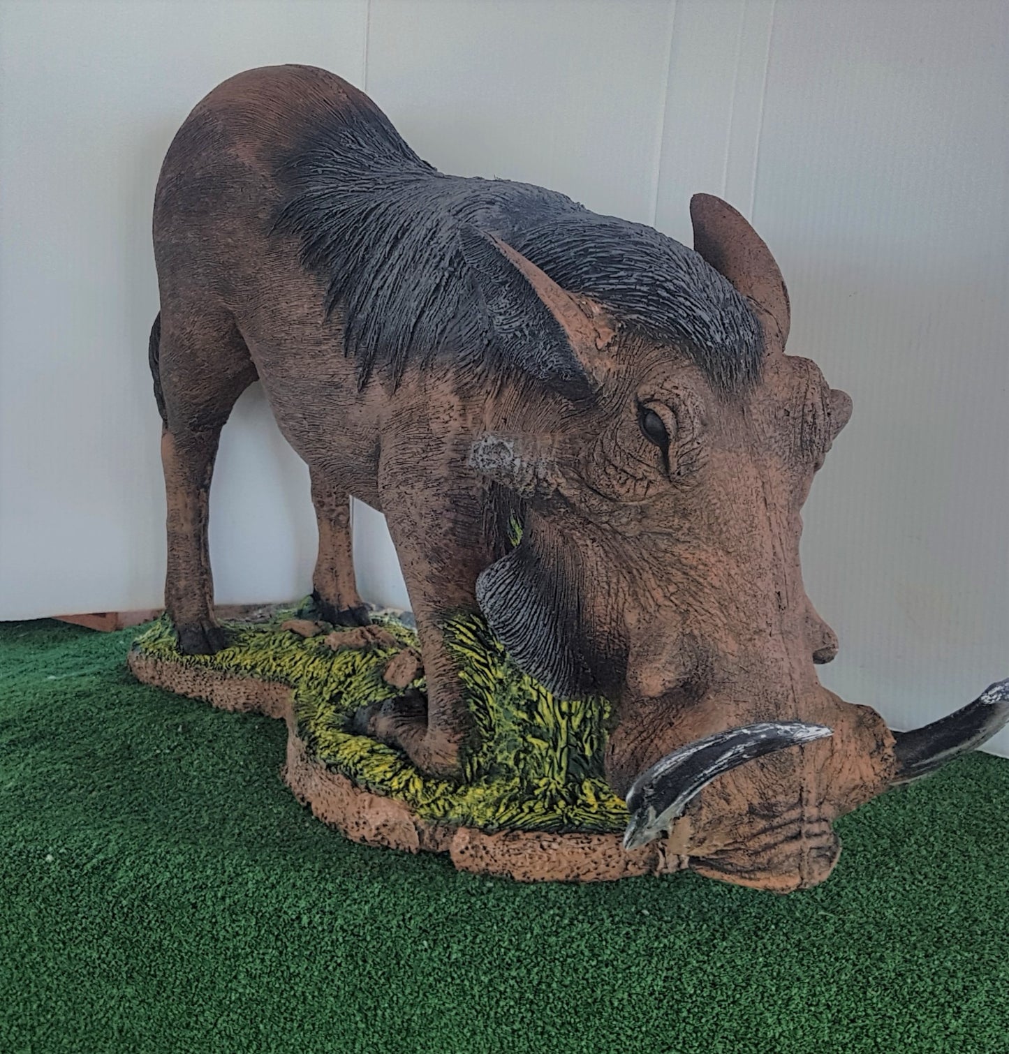 Wildcrete Warthog Eating