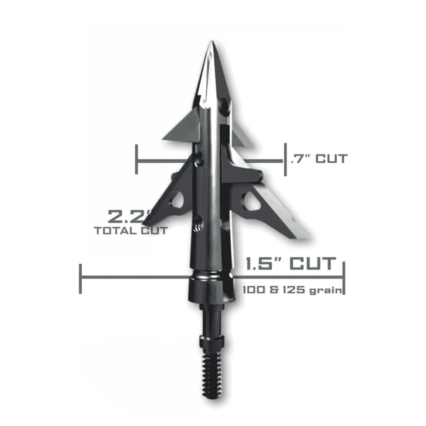 SEVR 1.5 Titanium Hybrid - Mechanical Broadhead